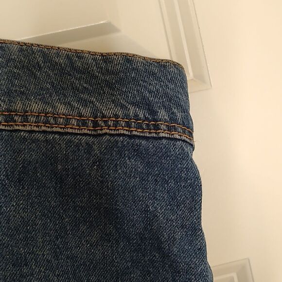 Divided by H&M Cotton Button Front Denim Skirt Size 22 - Picture 7 of 8